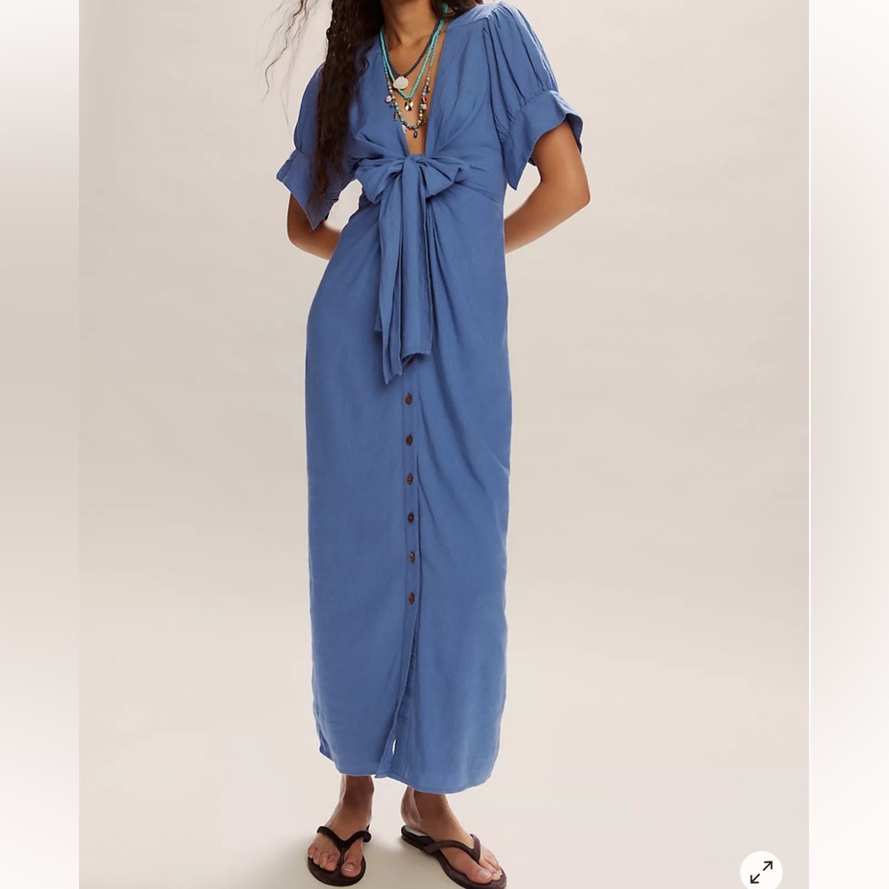 Free people vintage summer midi dress new with tags !